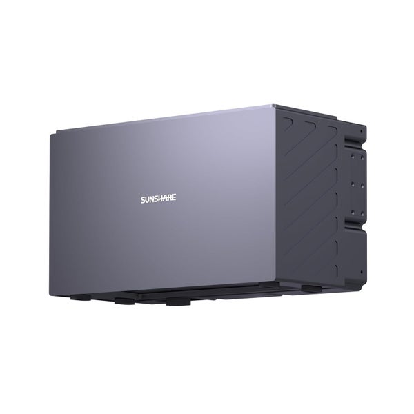 Sunshare Stromspeicher mit rechteckigem Gehäuse für Photovoltaikanlagen