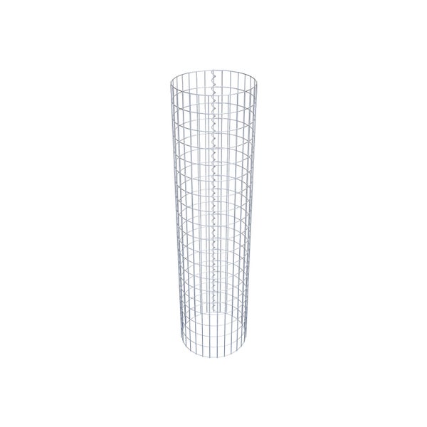 Gabionensäule Durchmesser 47 cm, MW 5 x 10 cm rund - Höhe: 1,90 m