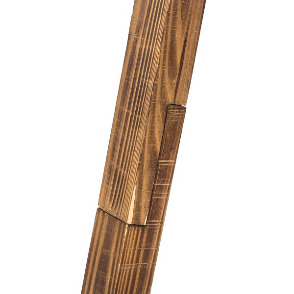 Detail einer Holzleiter mit Holzverbindungen