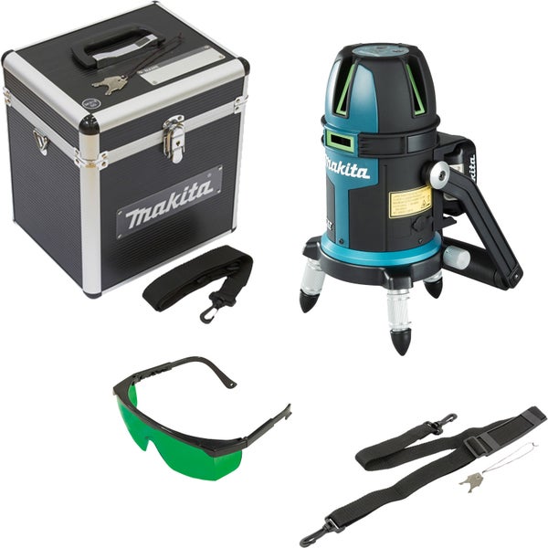 Makita Kreuzlinienlaser Set mit Transportkoffer und Zubehör