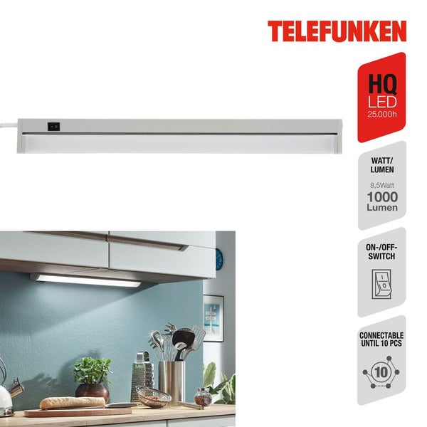LED Unterbauleuchte 8,5 W titanfarbig schwenkbar erweiterbar Telefunken