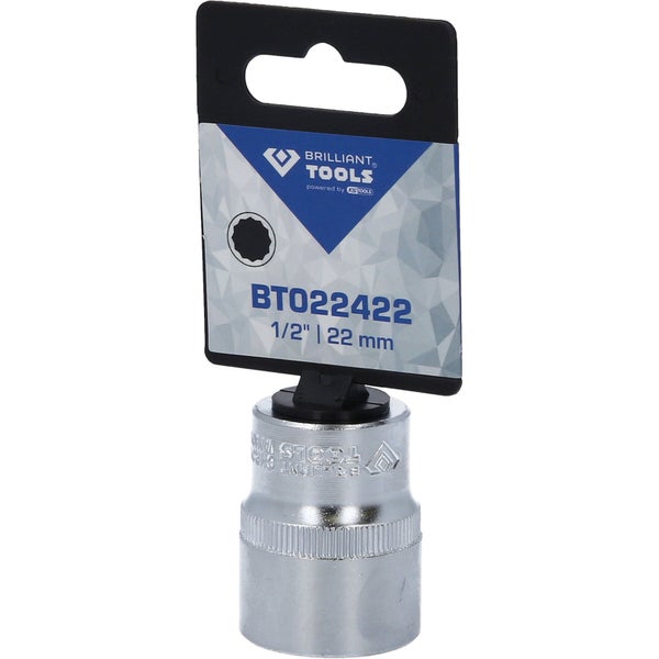 Brilliant Tools Steckschlüssel Einsatz, 22 Millimeter, 1/2 Zoll