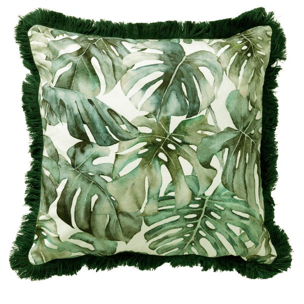 Fauna Dekokissen - Mit Blumenmuster 45x45 cm, Grün