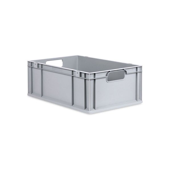 PROREGAL Spar Set 4x Eurobox Nextgen Economy Mit Scharnierdeckel & Blauen Schiebeschnappverschlüssen Griffe Offen HxBxT 22 x 40 x 60 cm 44 Liter