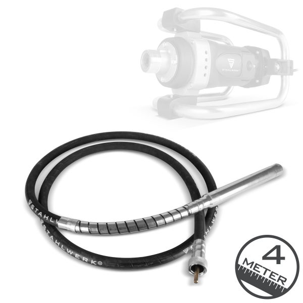 Stahlwerk Innenrüttler mit einer Länge von 4 Meter