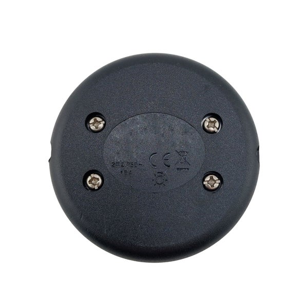 Runde Leuchte mit Schrauben und CE-Kennzeichnung