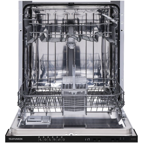 Telefunken Geschirrspüler vollintegrierbar 60cm Einbau Spülmaschine12 Maßgedecke 6 Programme AquaStop GEV6012D