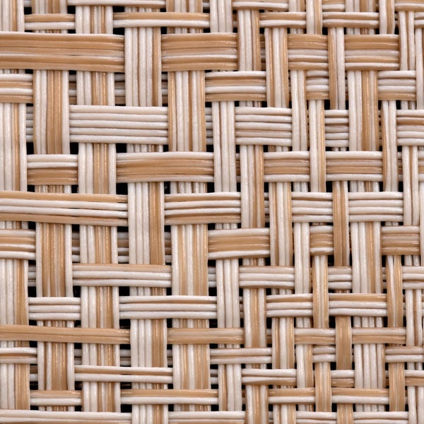 Nahaufnahme von geflochtenem Korb Material