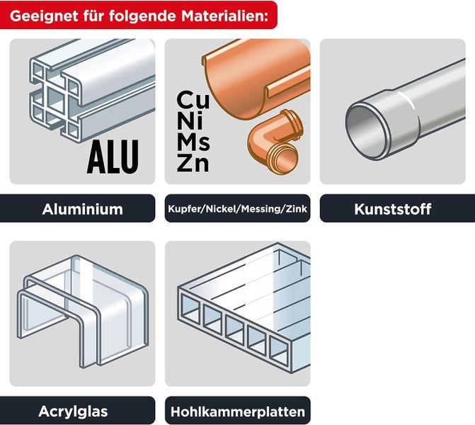 kwb Metallbohrer-Satz, HSS-E  Bohrer-Set, 19-teilig, Ø 1 mm - 10 mm in 0,5 schritten, 135° Spitzwinkel