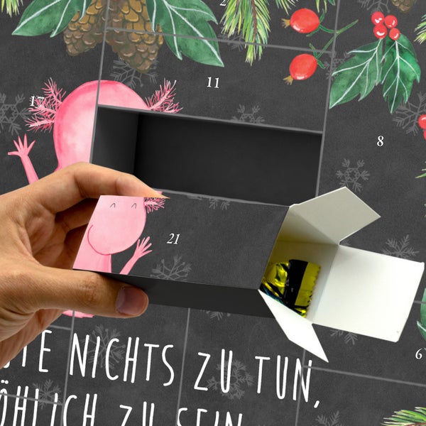 Mr. & Mrs. Panda Befüllbarer Adventskalender Axolotl Hurra - Schwarz