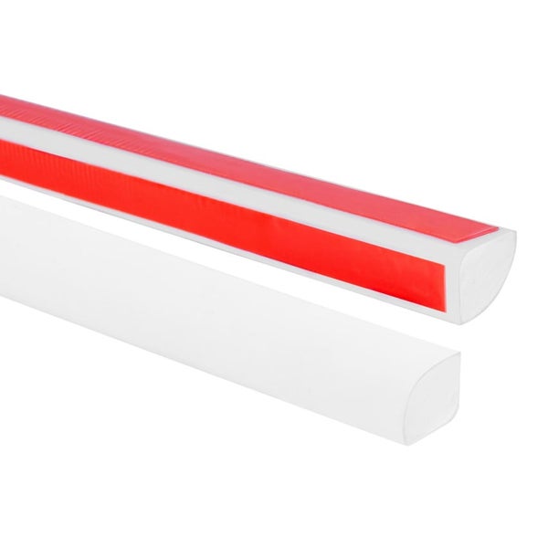 Kunststoff Eckschutzprofil mit Klebestreifen