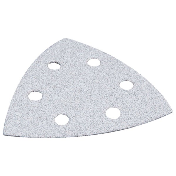 Dreieckiges Schleifpapier mit Löchern