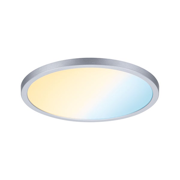 VariFit LED Einbaupanel Smart Home Zigbee 3.0 Areo IP44 rund 230mm 16W 1400lm Tunable White Chrom matt dimmbar
