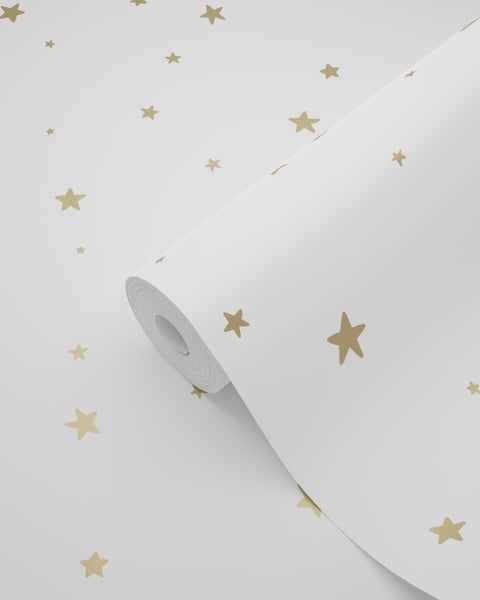 Tapetenrolle mit Sternenmuster