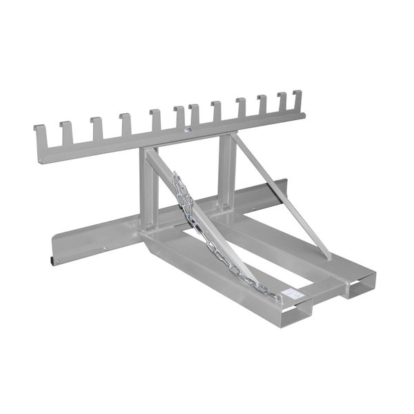 Holzspalterbock aus Metall mit Kette