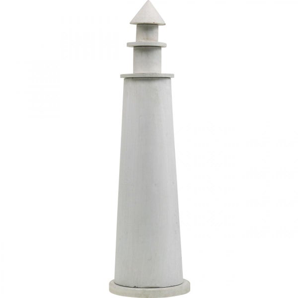 Dekorativer Leuchtturm aus Beton für den Außenbereich