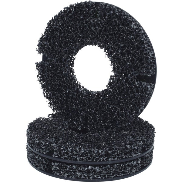 Zwei Scheiben zum Reinigen von Oberflächen