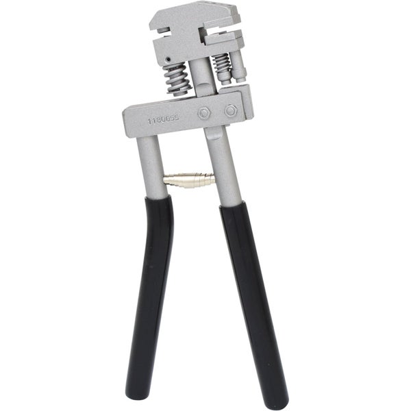 Ösenzange mit schwarzen Griffen