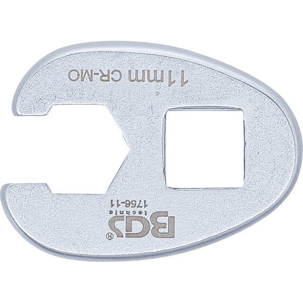 BGS Hahnenfußschlüssel Antrieb Innenvierkant 10 mm (3/8) SW 11 mm - 1756-11