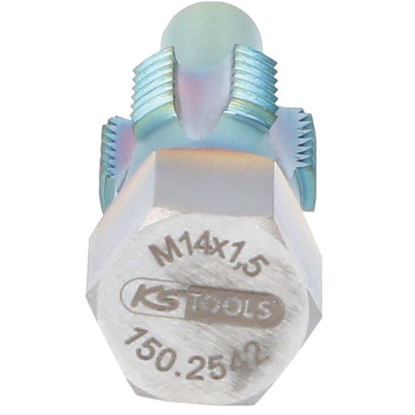 KS TOOLS Gewindeschneider mit Führungsbolzen für Temperatursensoren M14 x 1,5 - 150.2542