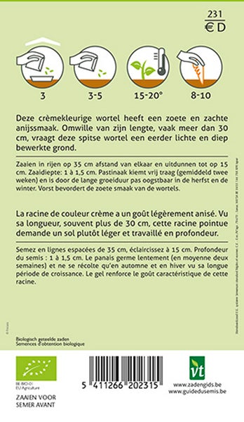 Informationen zum Anbau von Pastinaken-Saatgut