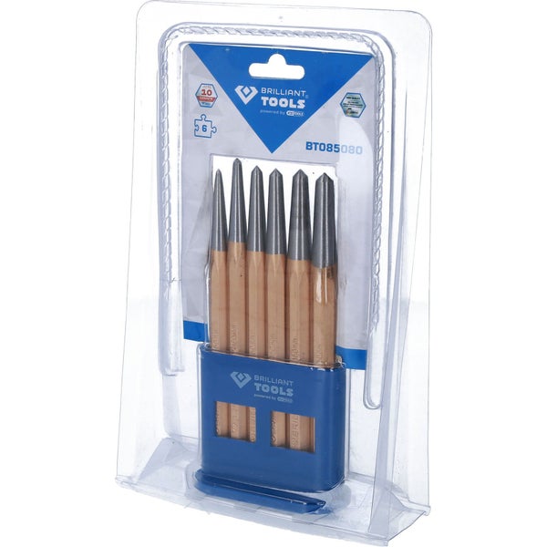 BRILLIANT TOOLS Körner-Satz 6tlg. - BT085080