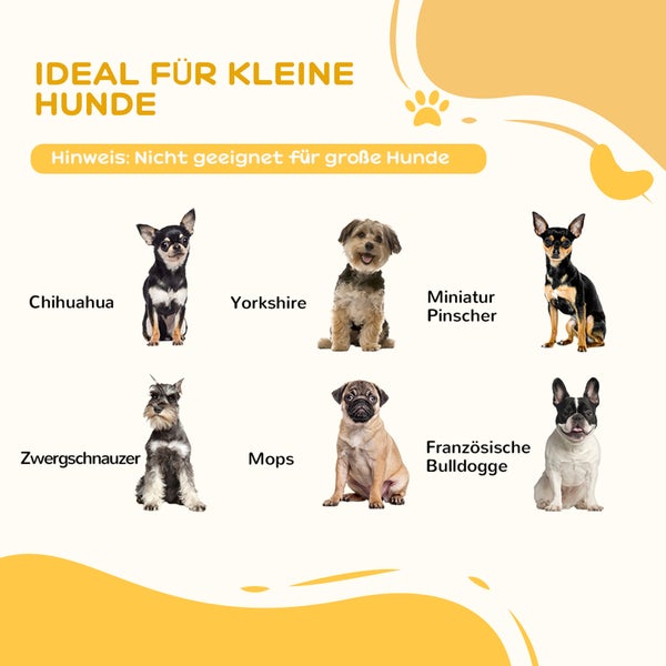PawHut Absperrgitter Hund 5-teilig, 254,5 x 61 cm Faltbar Hundegitter mit Tür, Türschutzgitter mit 2 Stützfüßen, Freistehend Treppengitter für Küche, Flur, Weiß