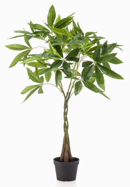 Kunstbaum Pachira ALEC, Kunststämme, 90cm - Deko Kunstpflanze