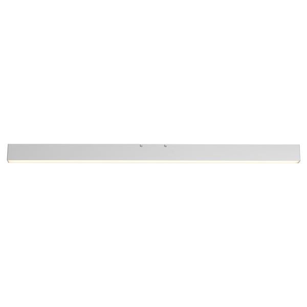 Moderne LED Pendelleuchte in schmaler, rechteckiger Bauform zur Deckenmontage