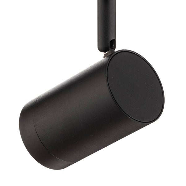 PRIOS Stromschienenleuchte Jorell (Modern) in Schwarz aus Aluminium (3 flammig, GU10) - 1-Phasen Stromschiene Stromschienenstrahler Wohnzimmerleuchte