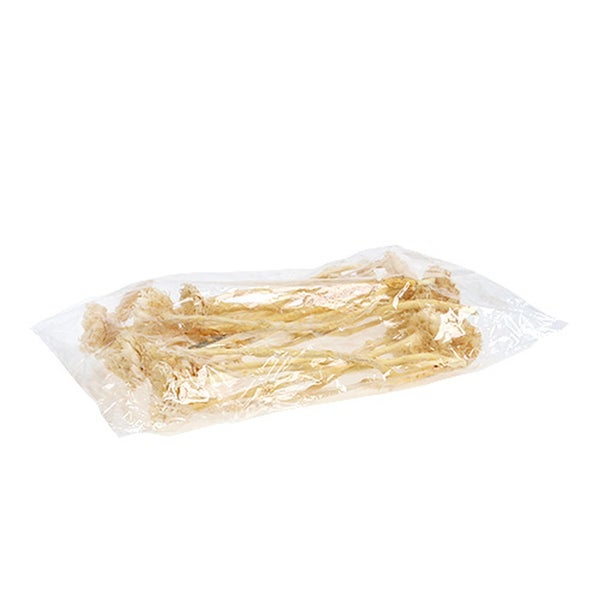 Bündel Anzündholz in Plastikverpackung