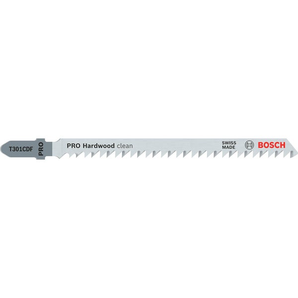 Bosch PRO Hardwood clean T301CDF Stichsägeblatt 117 mm 5-tlg. - 2608636229