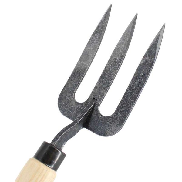 Pflanzgabel mit Knopfstiel (Holz)