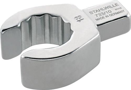 Stahlwille Einsteckringschlüssel 733/10 22 Schlüsselweite 22 mm 9 x 12 mm - 58231022