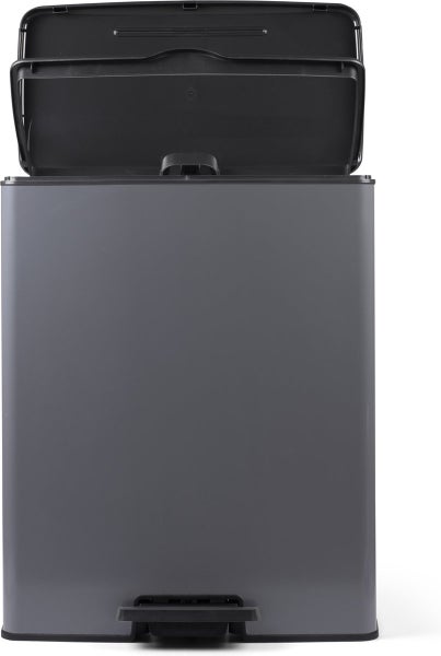 Curver Deco Bin Mülleimer - 65L- mit Pedal - cool grey