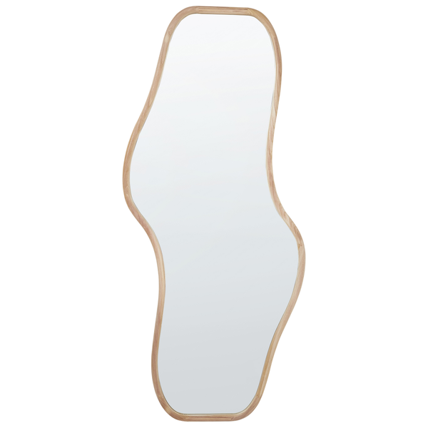 Wandspiegel BIOLLET 80 cm 180 cm Holz Naturfarben