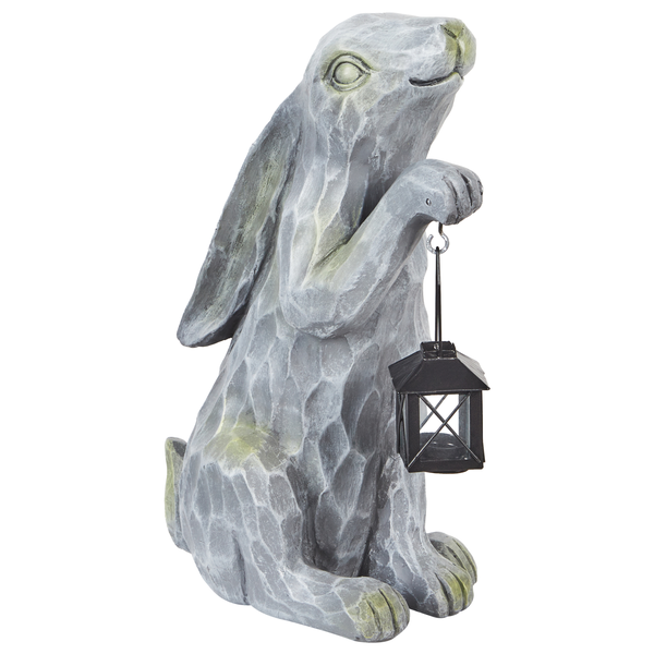 Dekofigur Hasenform grau 37 cm ARGILLY