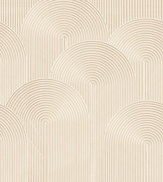 ESTAhome Fototapete 3D Muster Hellbeige - 2.5 x 2.79 m - 159381