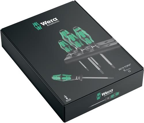 Wera 6tlg. 367/6 Schraubendrehersatz Kraftform Plus Torx + Rack - 028062