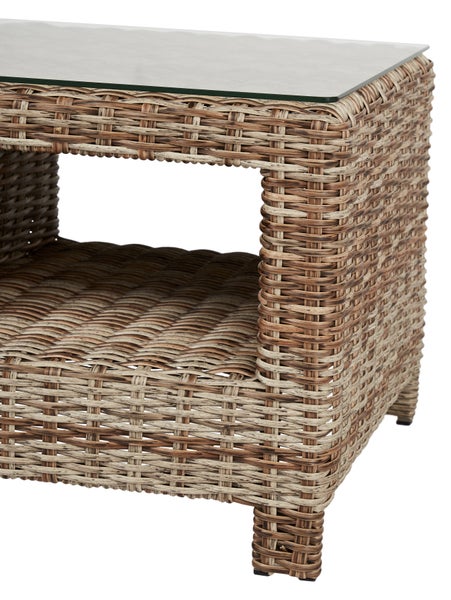 Regalsystem mit vier Regalebenen und Gewichtsangaben