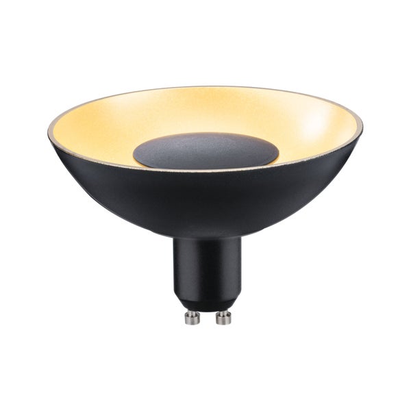 LED Reflektor 3-Step-Dim GU10 230V 170lm 4,9W 1900K dimmbar Schwarz, Gold