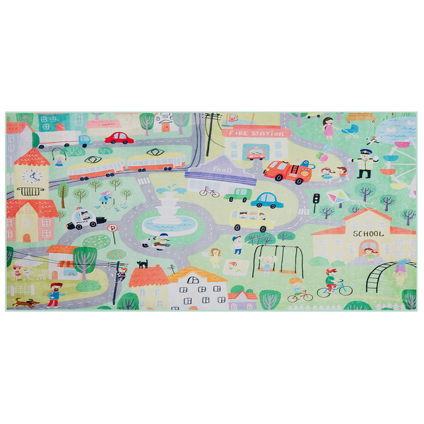 Kinderteppich KEMER Grün 80 x 150 cm