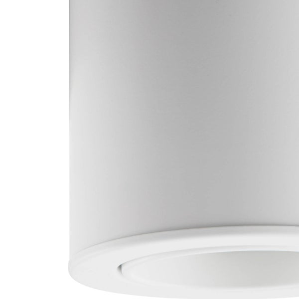 Nahaufnahme einer runden Deckenleuchte