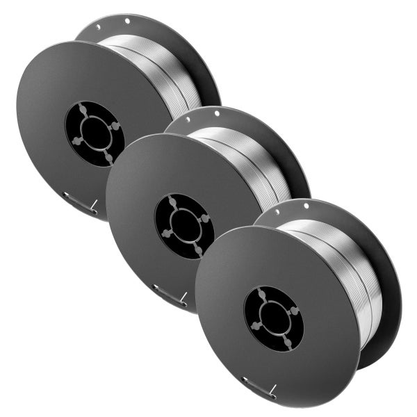 STAHLWERK 3 x Schweißdraht MIG MAG Fülldraht E71T-GS 1,0 mm S100/D100 1 kg