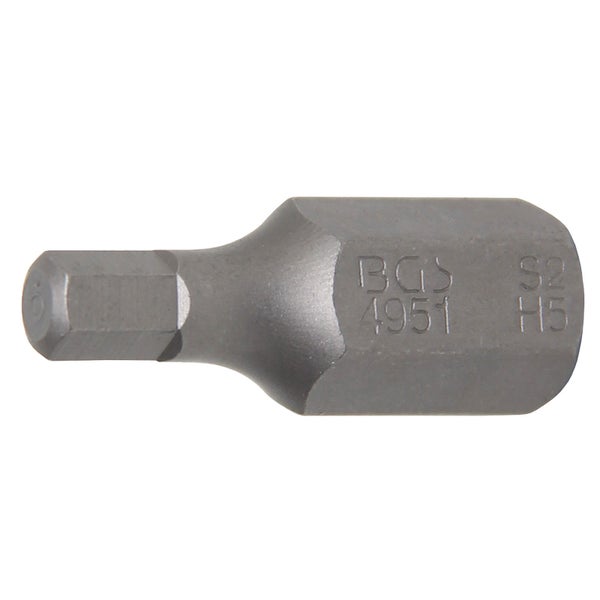 BGS Bit Antrieb Außensechskant 10 mm (3/8) Innensechskant 5 mm - 4951