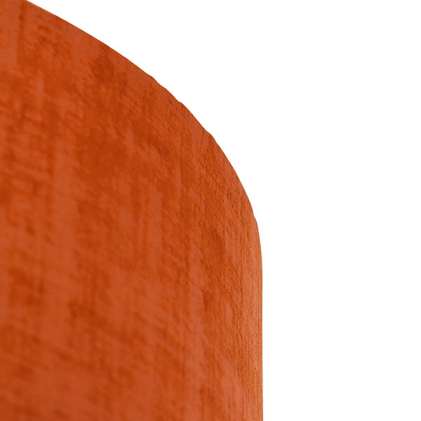 Velours Lampenschirm orange 50/50/25