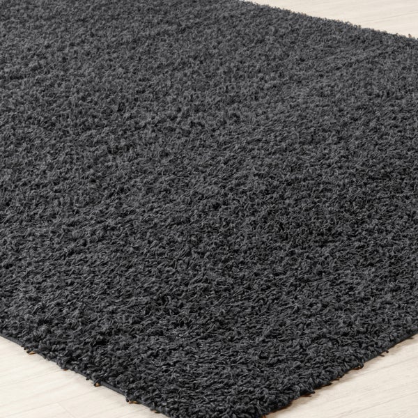 Moderner Hochfloriger Shaggy Teppich Dunkelgrau 200x290 cm LILLY