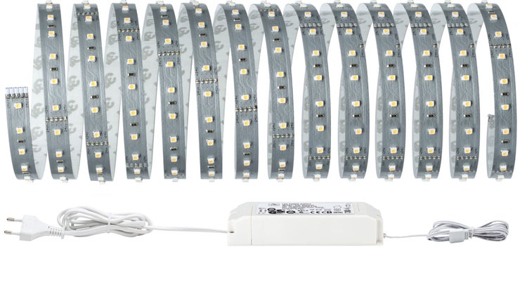 LED Streifen auf einer Rolle mit Netzteil und Stromkabel für die Innenbeleuchtung