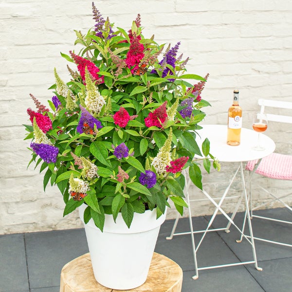 Dekorative Vase aus Metall für den Innenbereich