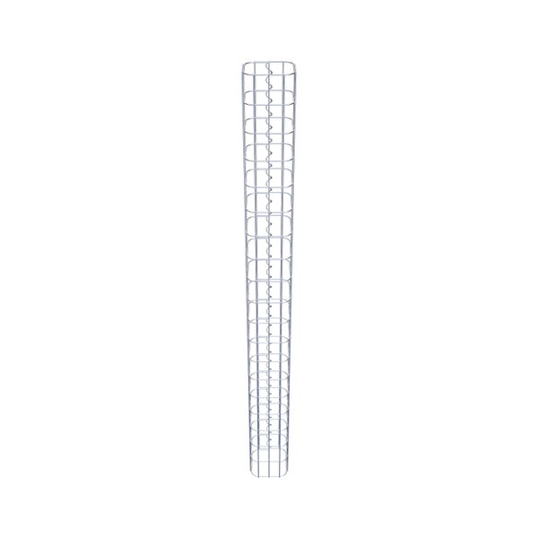 Gabionensäule 17 x 17 cm, MW 5 x 10 cm eckig - Höhe: 1,90 m